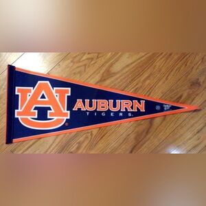 Auburn Tigers Navy and Orange Felt Pennant